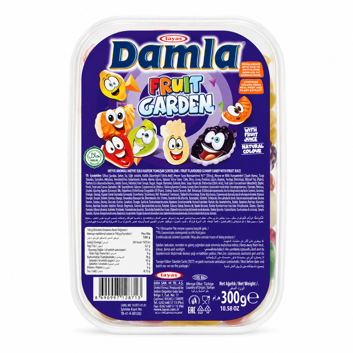 TAYAS DAMLA GUMMY FRUIT GARDEN 300G (24)