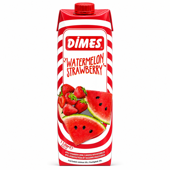 Dimes Watermelon/Strawberry Juice 1L