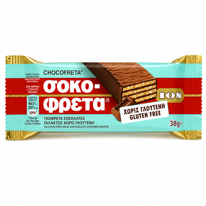 ION CHOCOFRETA GLUTEN FREE 38G(20)