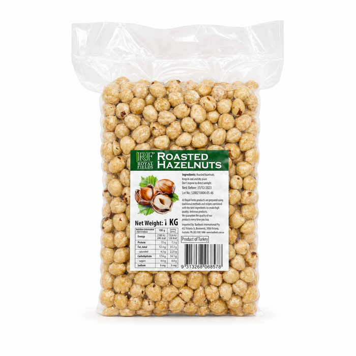 Royal Fields Roasted & Blanched Hazelnuts 1kg