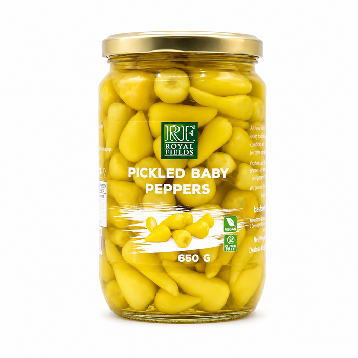 Royal Fields Pickled Baby Peppers 650g