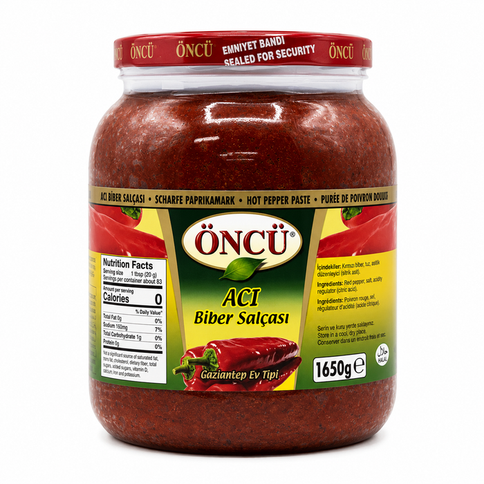 Oncu Pepper Paste Hot 1650g