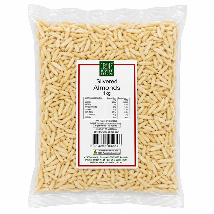 Royal Fields Almonds Slivered 1kg