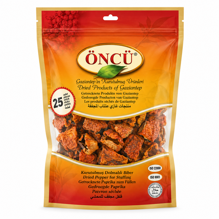 Oncu Dehydrated Pepper Shells 250g