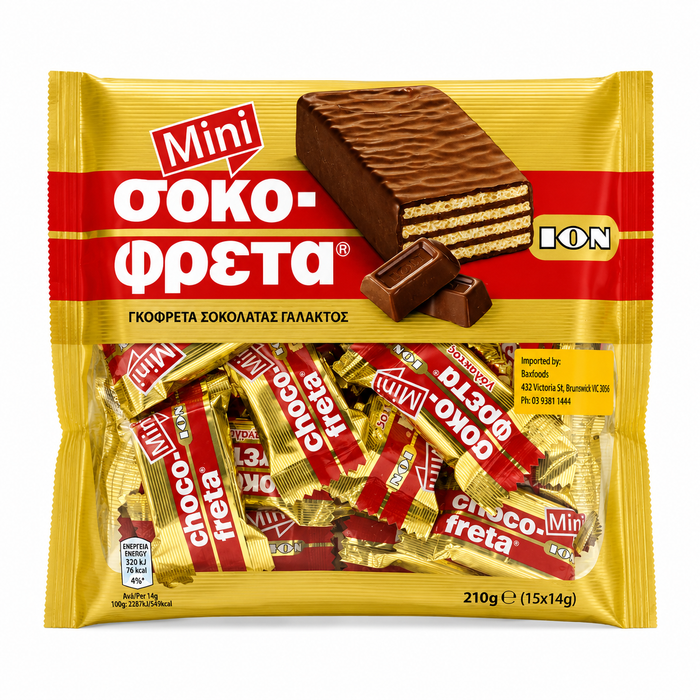 ION Chocofreta Mini Milk 210g