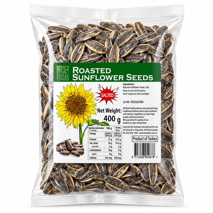Royal Fields Sunflower Seeds Salted 400g