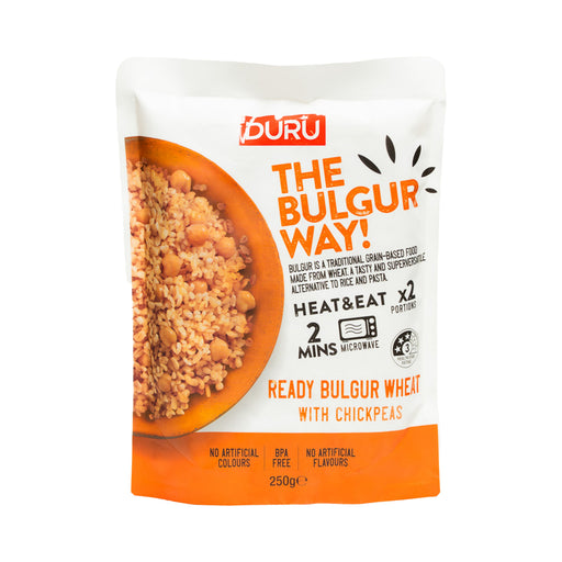 Duru Heat & Eat Ready Bulgur – Chickpea 250g
