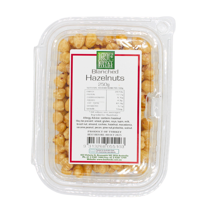 Royal Fields Hazelnuts Roasted 250g