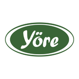 Yore brand logo, the word Yore in white cursive script inside a green oval.