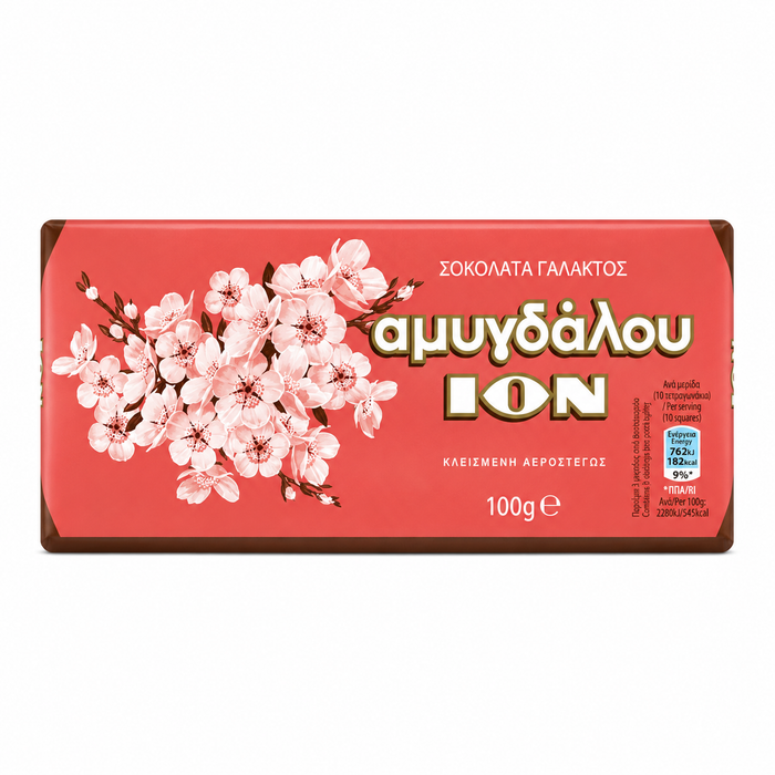 ION Milk Chocolate With Almond 100g