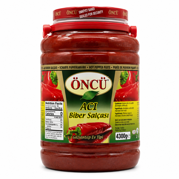 Oncu Pepper Paste Hot 4300g