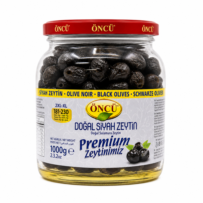 Oncu Black Olives Double Extra Large 1kg