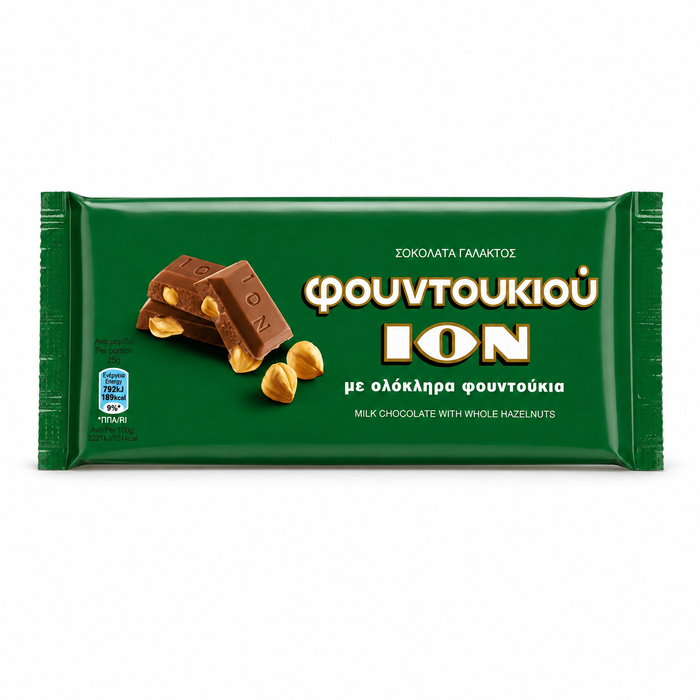 ION Milk Chocolate With Hazelnut 100g