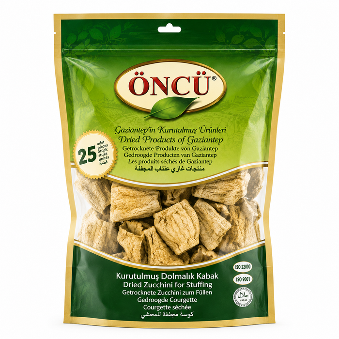 Oncu Dehydrated Zucchini Shells 250g