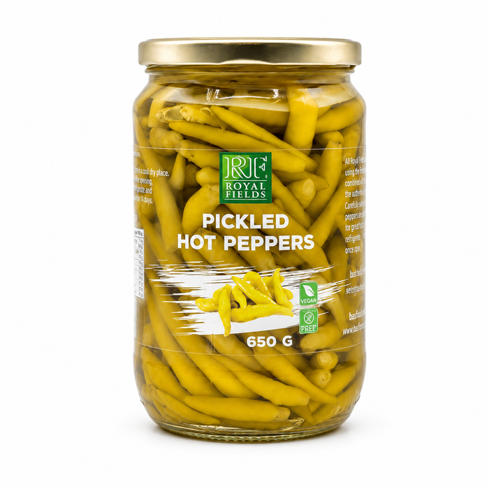 Royal Fields Hot Pepper Pickles 600g
