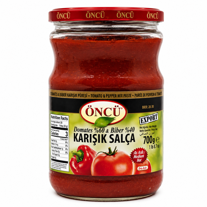 Oncu Tomato/Hot Pepper & Mild Pepper Mix 700g