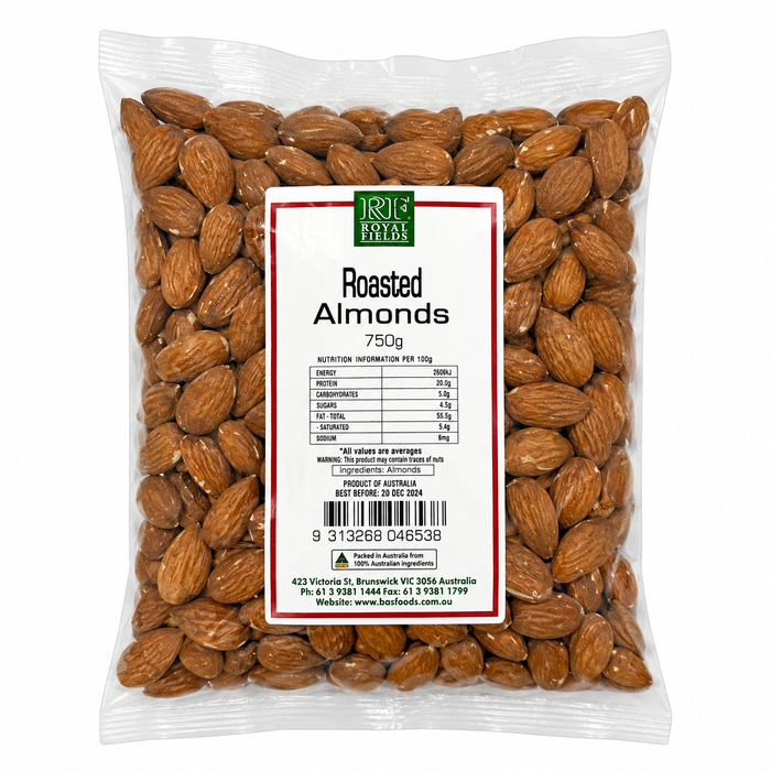 Royal Fields Almonds Roasted 750g