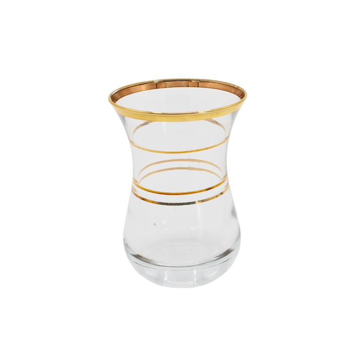 Pasabache Tea Cup Optic Gold 6 Pack