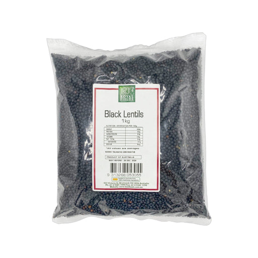 Royal Fields Lentils Black Aust. 1kg