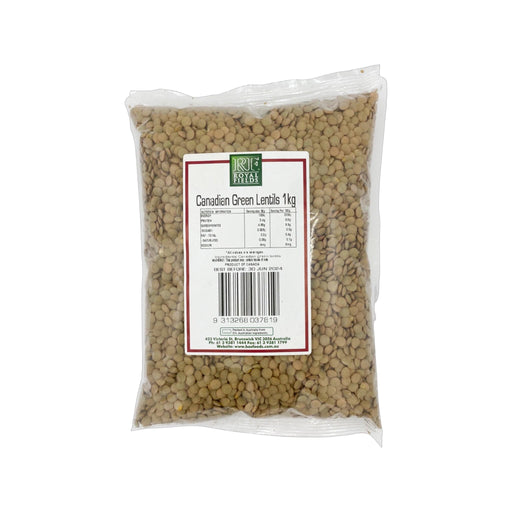 Royal Fields Lentils Green Canadian 1kg