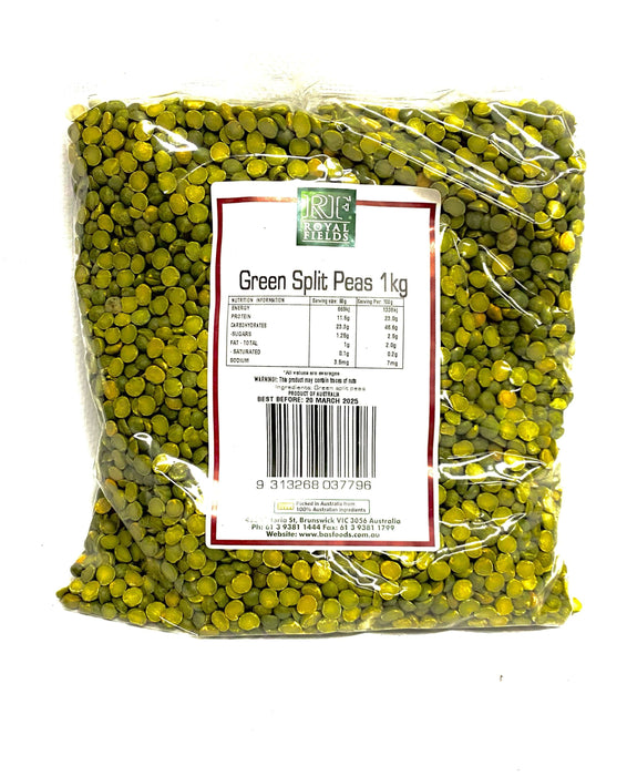 Royal Fields Peas Green Split 1kg