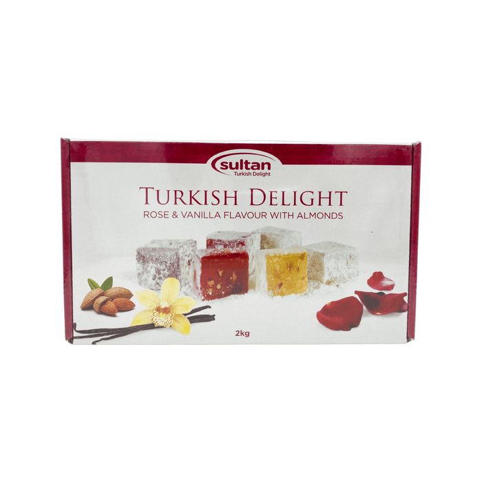 Sultan Turkish Delight Almond Rose & Vanilla 2kg